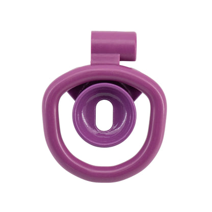 New Design Pink Plastic Negative Male Chastity Lock Device Short/Long Slave Cock Bondage Cage Penis Ring for Men