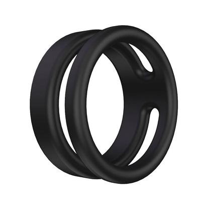 Semen Lock Ring, Silicone Dual Cock Ring for Longer, Harder, Stronger Erections, Erection Enhancing - Soft Silicone, Waterproof