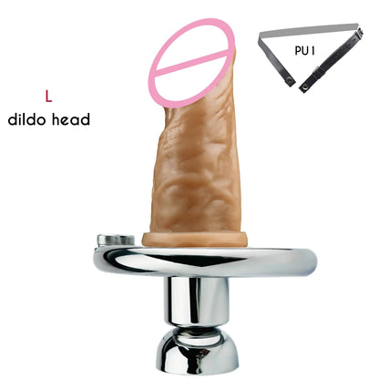 FRRK Inverted Urethral Chastity Cage Device with Skin Color Dildo Head for Couple BDSM Play Penis Ring Intimate Products