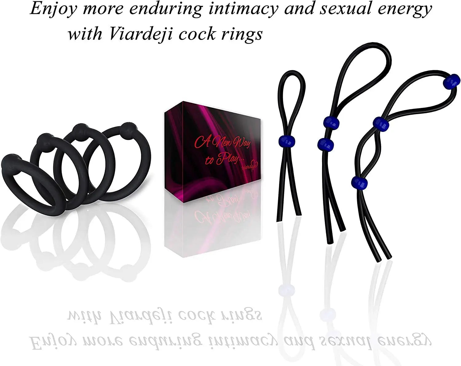 Penis Ring Rope Adjustable Sex Toys for Adults Men Silicone Ejaculation Delay Cock Scrotum Ring Male Lasting Cock Ring