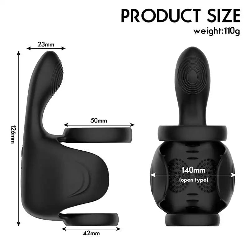 Vibrator Wand Penis Ring For Hard Man Vibrator Sex For Couples Female Chastity Belt Sex Rings For Men Cock Vibrator For Men Toys