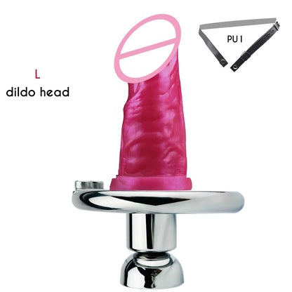 FRRK Inverted Urethral Chastity Cage Device with Skin Color Dildo Head for Couple BDSM Play Penis Ring Intimate Products