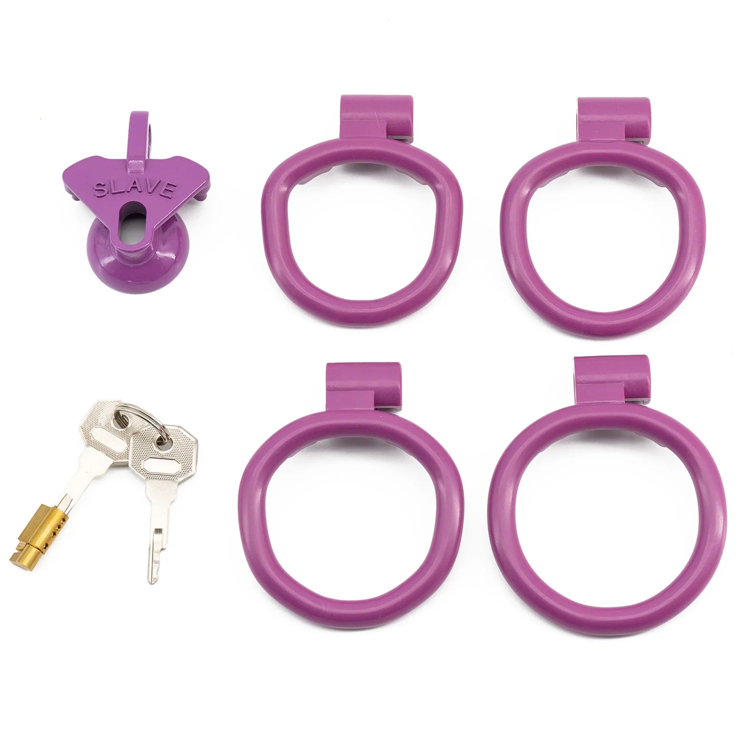 New Design Pink Plastic Negative Male Chastity Lock Device Short/Long Slave Cock Bondage Cage Penis Ring for Men