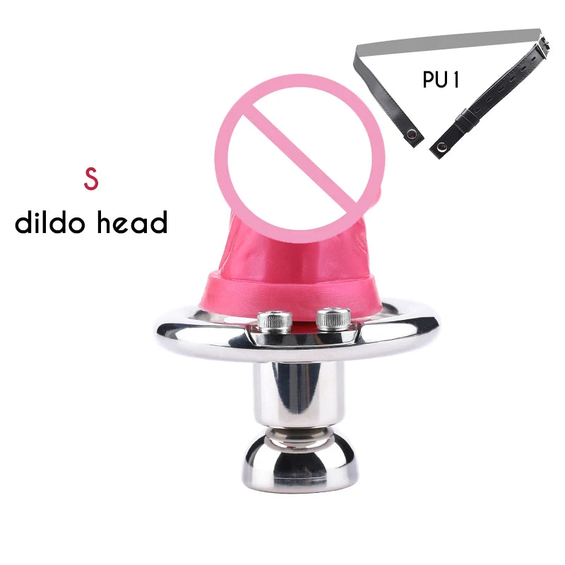 FRRK Inverted Urethral Chastity Cage Device with Skin Color Dildo Head for Couple BDSM Play Penis Ring Intimate Products